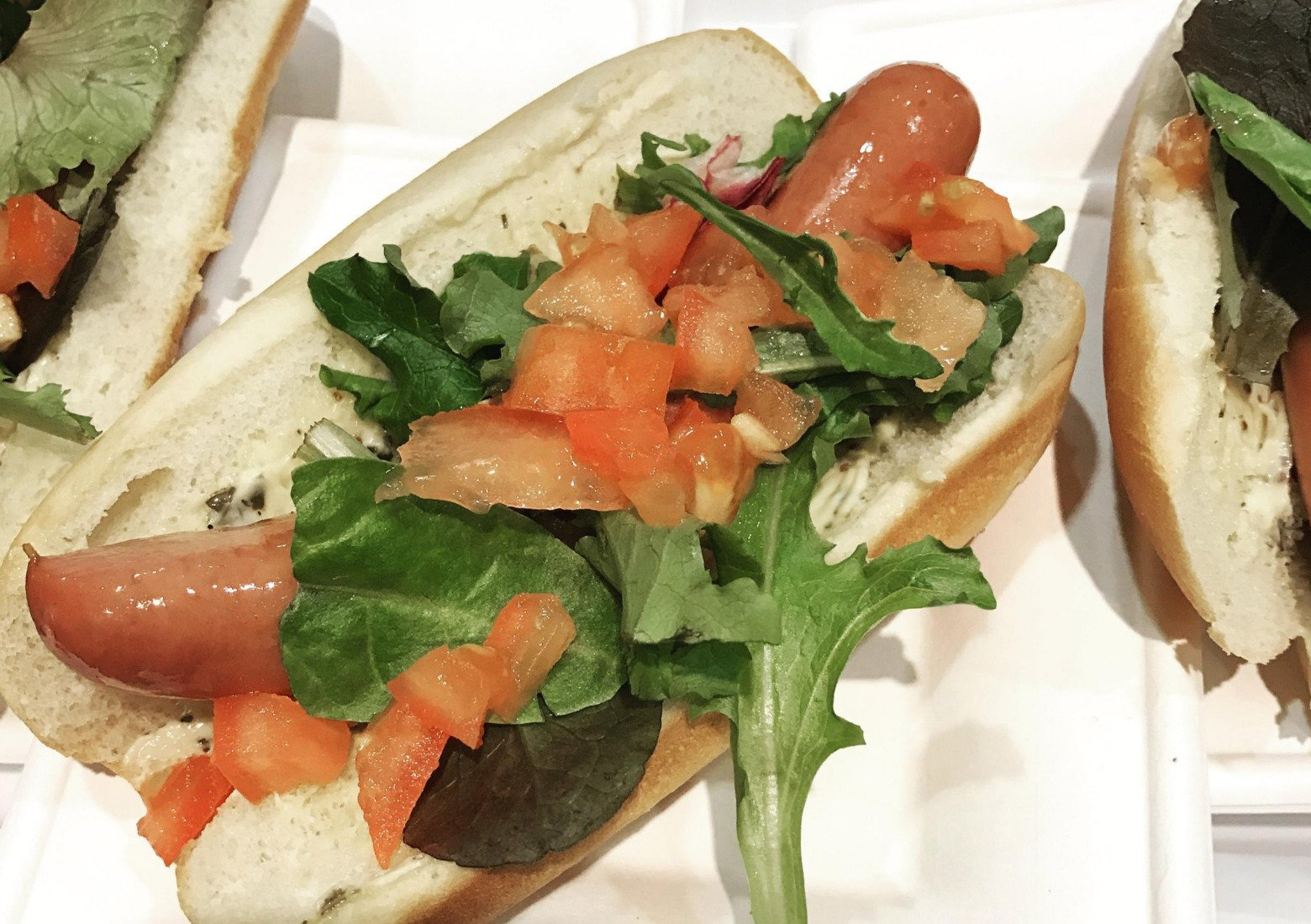 Start2Finish bacon hot dogs with crispy bacon strips on toasted buns, ready to serve as a delicious food snack.