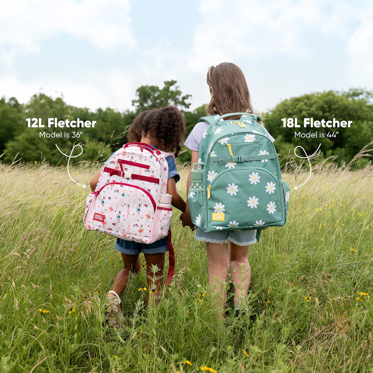 Simple Modern Disney Moana Kids Backpack for School, Girls, Boys | 12L | Fletcher Moana Bookbag, School Backpack for Toddler, Preschool, Kindergarten | Fits Lunch Box, Cute | Medium