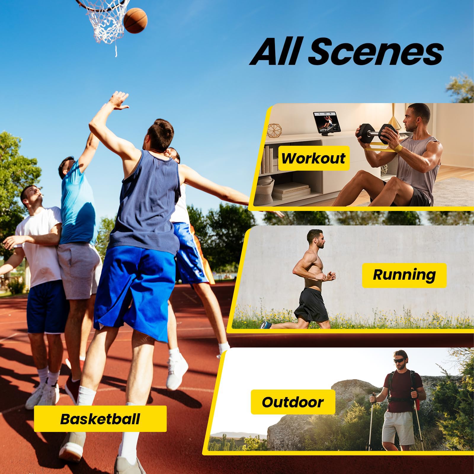 BALENNZ Mens Athletic Shorts with Pockets Quick Dry Workout Shorts Men | Basketball Gym Running Fitness Shorts with Elastic Waistband, Daily Casual Sports Activewear, Soft Lightweight Breathable