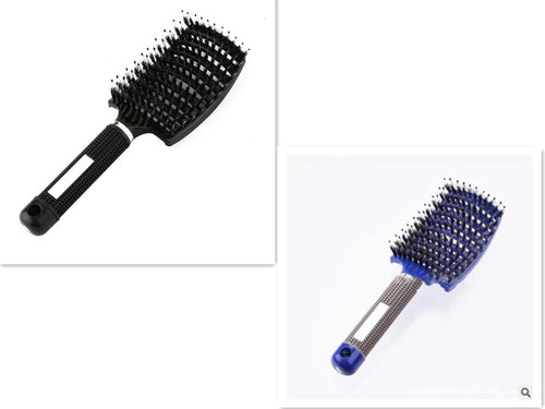 CJDropshipping anti-knot hairbrush for women, detangling brush with a sleek handle, designed to smooth and untangle hair easily.