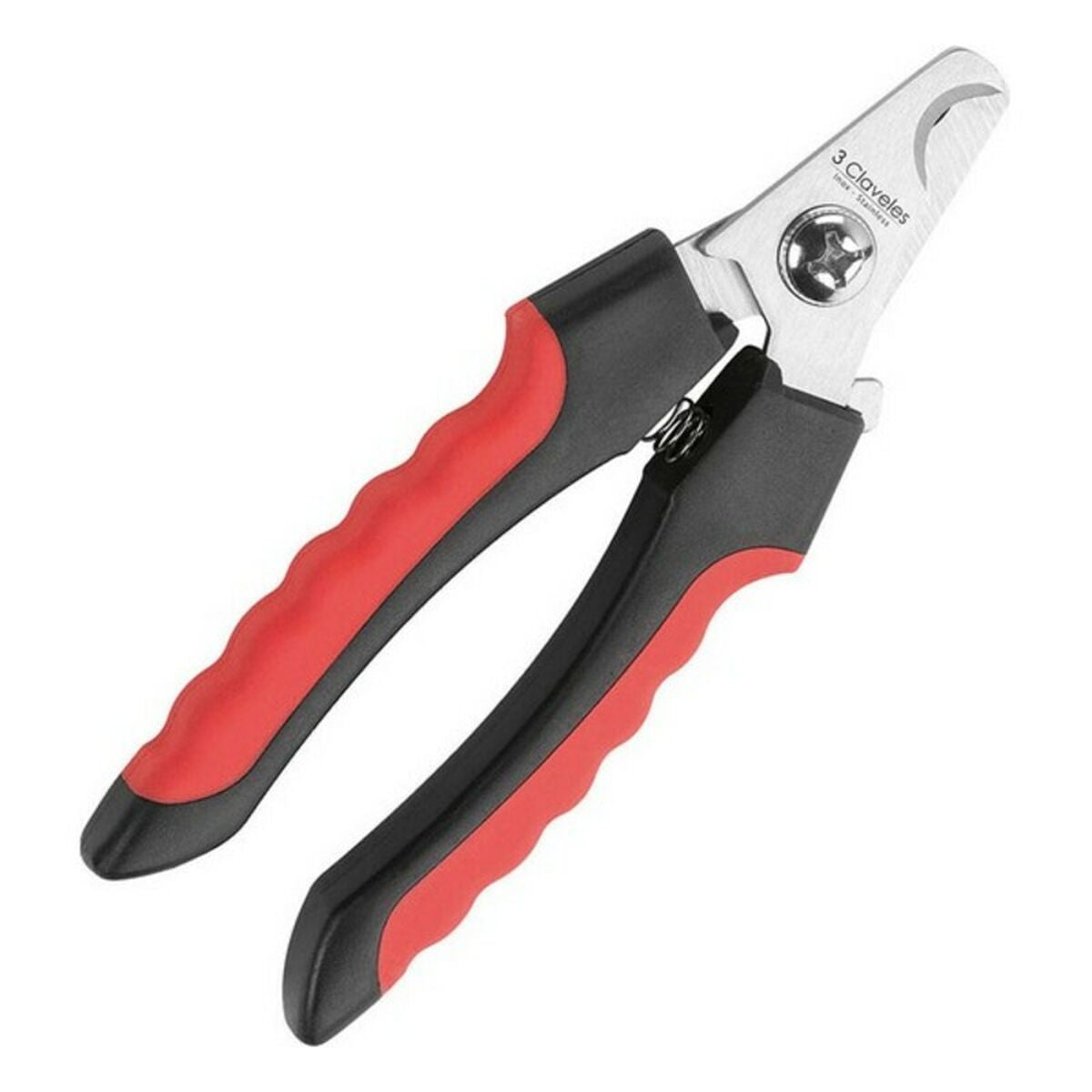 Dog nail clipper 3 Claveles S 3C by Bigbuy, pet grooming tool with stainless steel blades for trimming dog nails.
