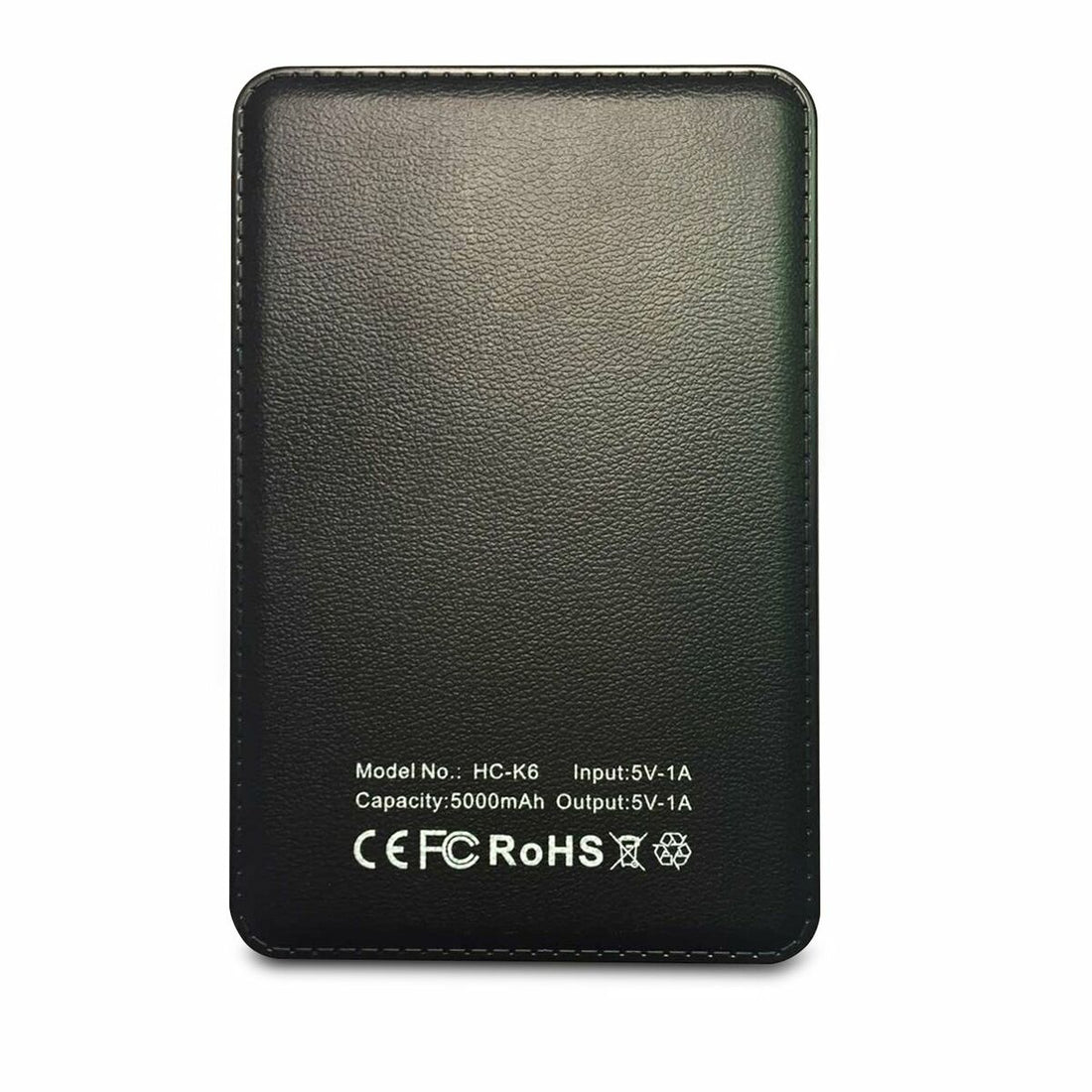 Bigbuy Power Bank Muvit MWCHP0085 portable charger with USB ports, black compact consumer electronics device on white background