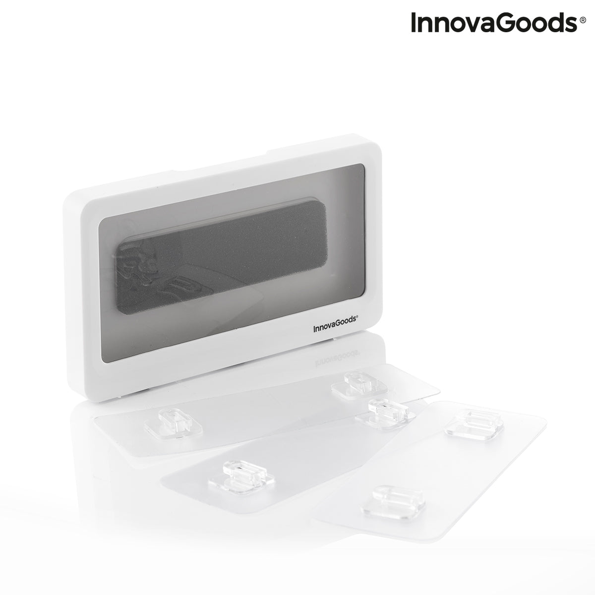 Cashower InnovaGoods mobile phone cover in black, featuring a sleek protective design for consumer electronics by Bigbuy.