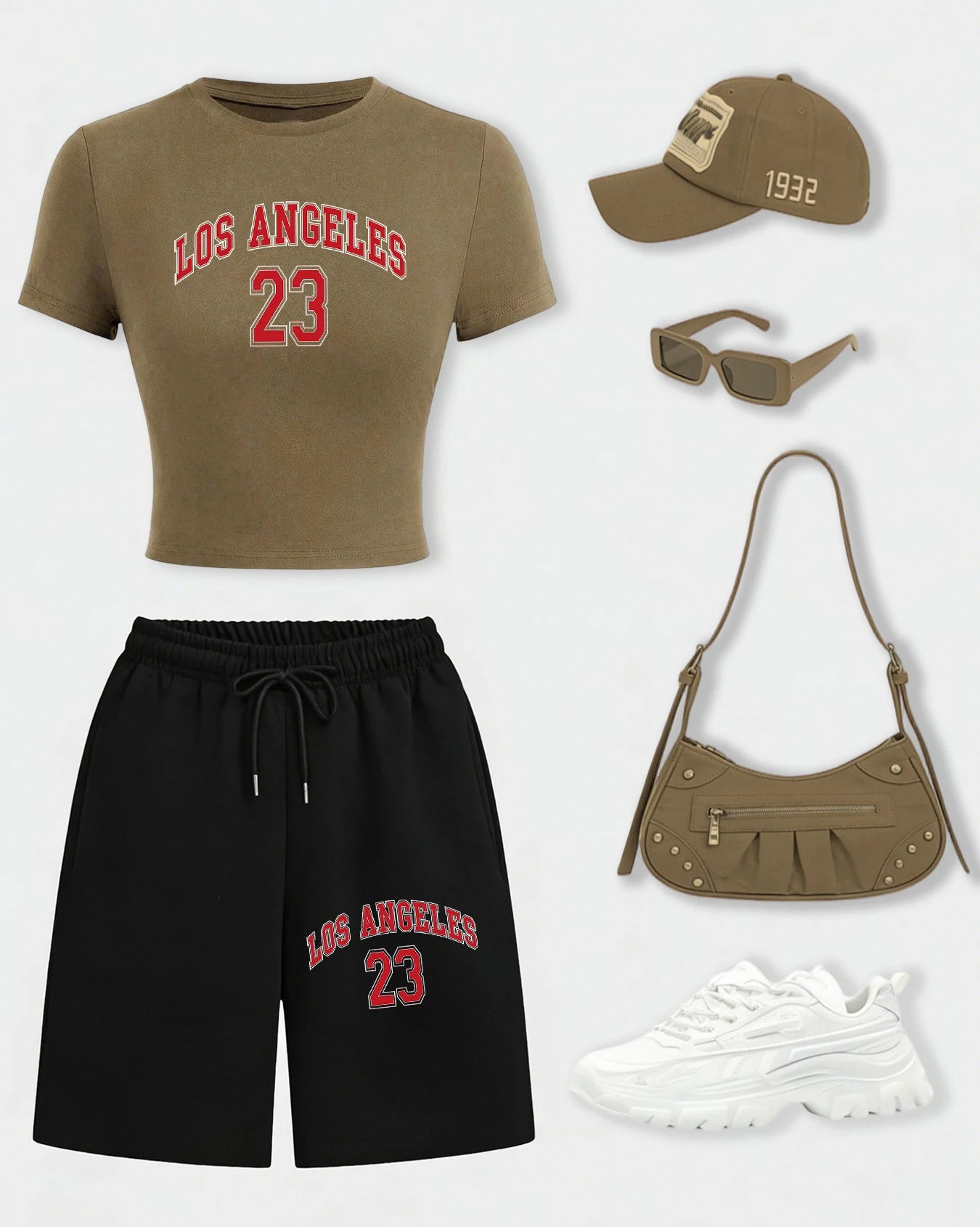 Start2Finish Los Angeles 24 creative letter print women&