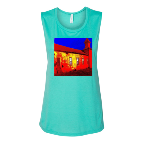 Teal Ananke Abandoned Church women&