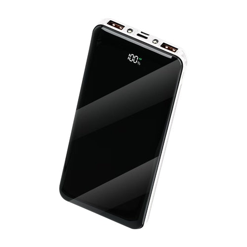 Pear Daisy portable power bank with fast charging for iPhone, compact universal battery pack for on-the-go charging.