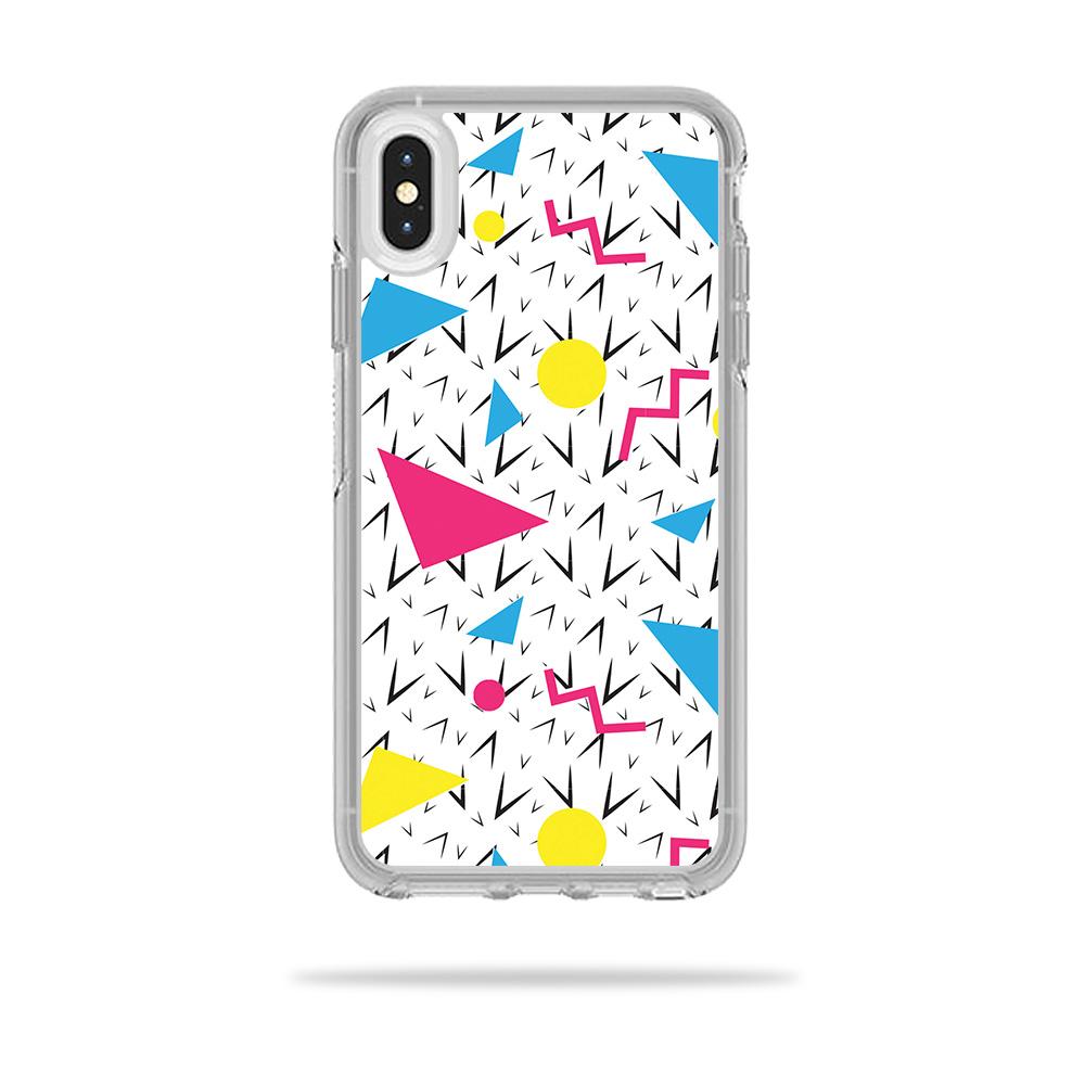 Beige Clover 90s Fun tech accessories featuring colorful, retro-inspired designs on a compact, stylish accessory pouch.