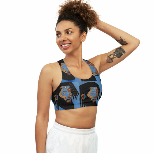 Hosea Artista Collaboration Series sports bra by Erin Theia, women&