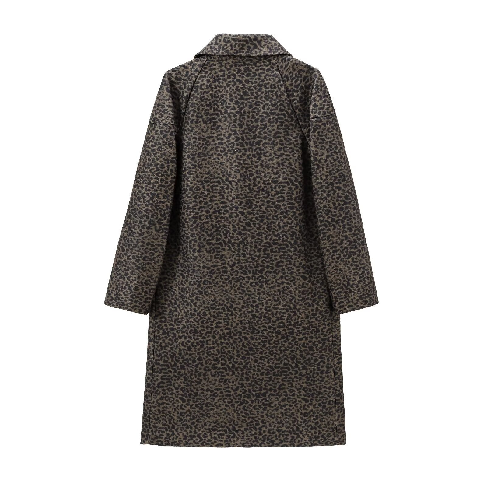 Carmine Juneberry leopard print statement coat from Haute Edition 25, featuring a stylish jacket with bold animal pattern.