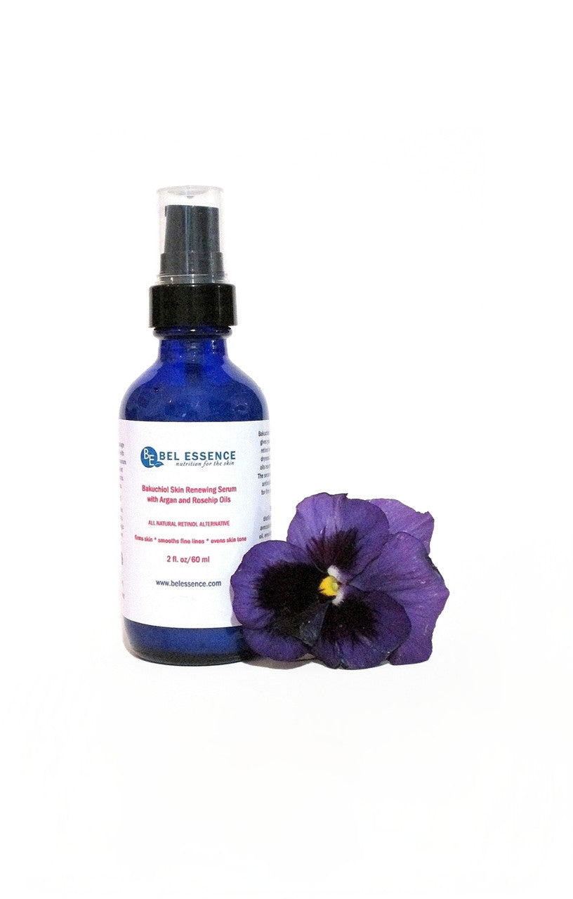 Bakuchiol Natural Retinol Serum With Argan, Avocado and Rosehip Oils - Reduce Wrinkles, Firm Skin, Youthful Glow - 2 oz