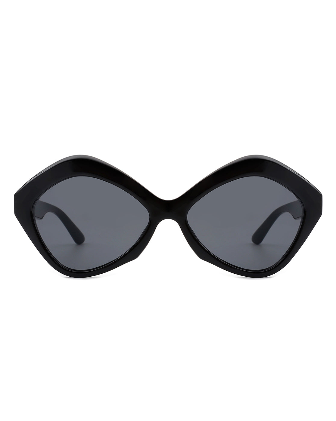 Amethyst - Women Geometric Fashion Hexagonal Cat Eye Sunglasses