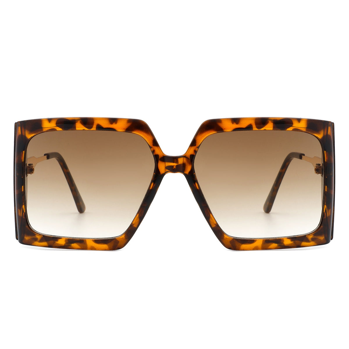 Yellowra - Women Oversize Retro Square Large Fashion Sunglasses