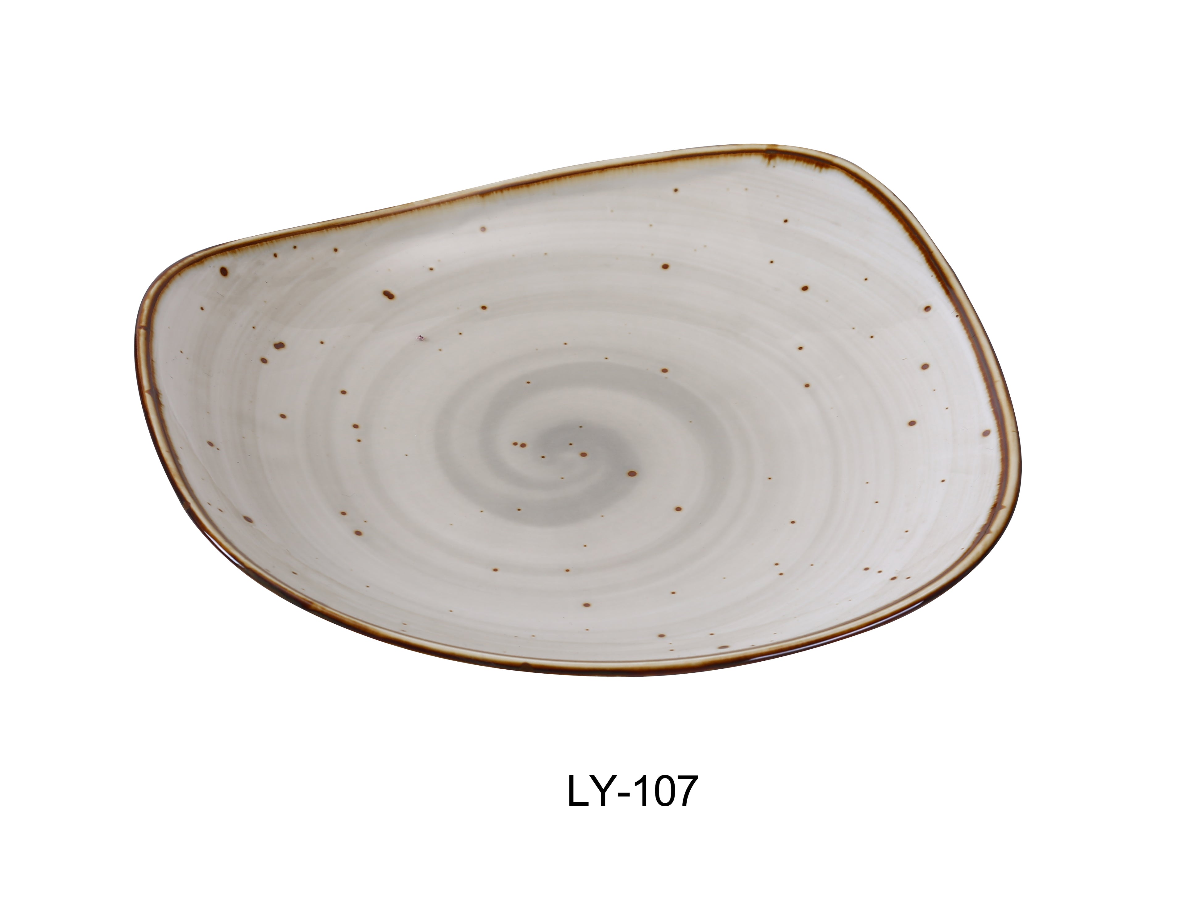 Lime Atlas Yanco Lyon Collection 7.25-inch ceramic plate with elegant design, ideal for home dining and table setting.