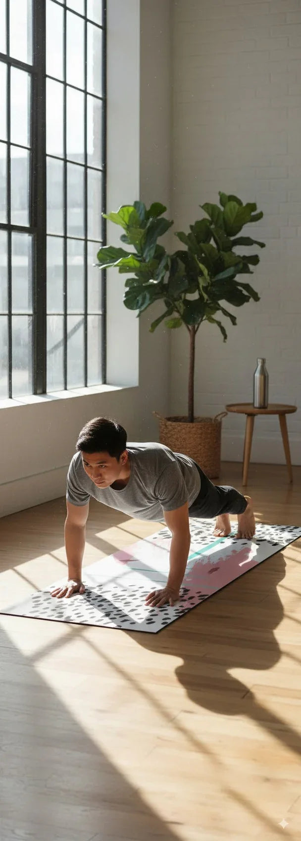 Yoga Mat | 6mm Thick | Multicolored | Non-Slip | Eco Friendly | Yune Yoga | Lumen
