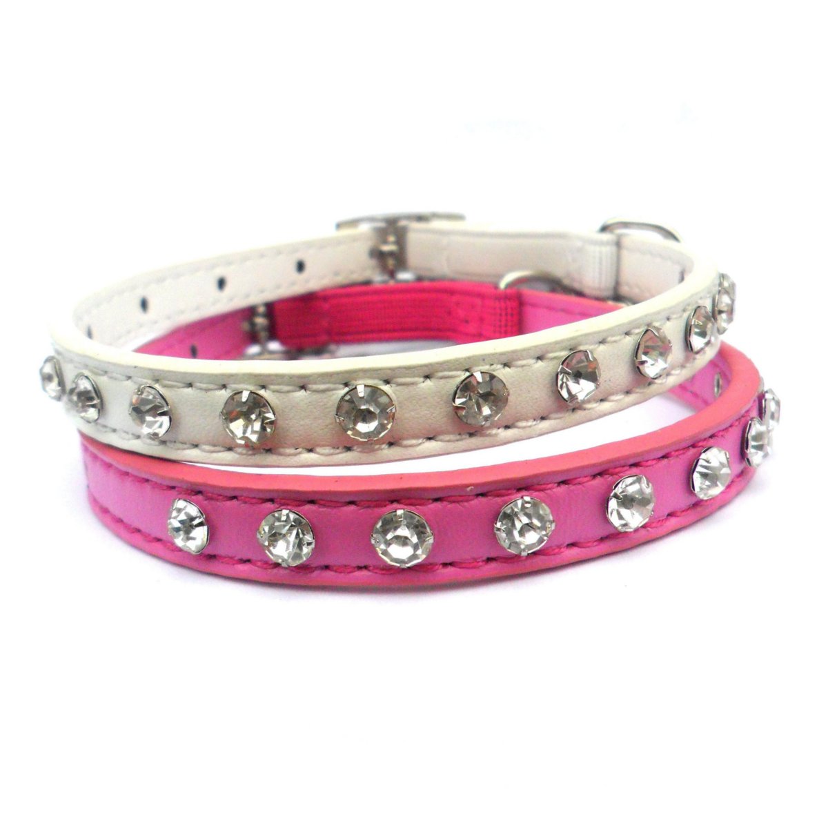 Salmon Oscar Glamour Puss cat collar featuring elegant design and adjustable fit, perfect for stylish feline pets.