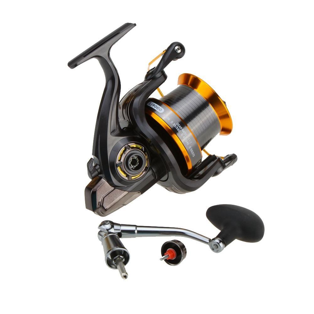 Maroon Asteria 9000 Type long-distance caster fishing reel with spinning wheel, designed for smooth, accurate fishing performance.