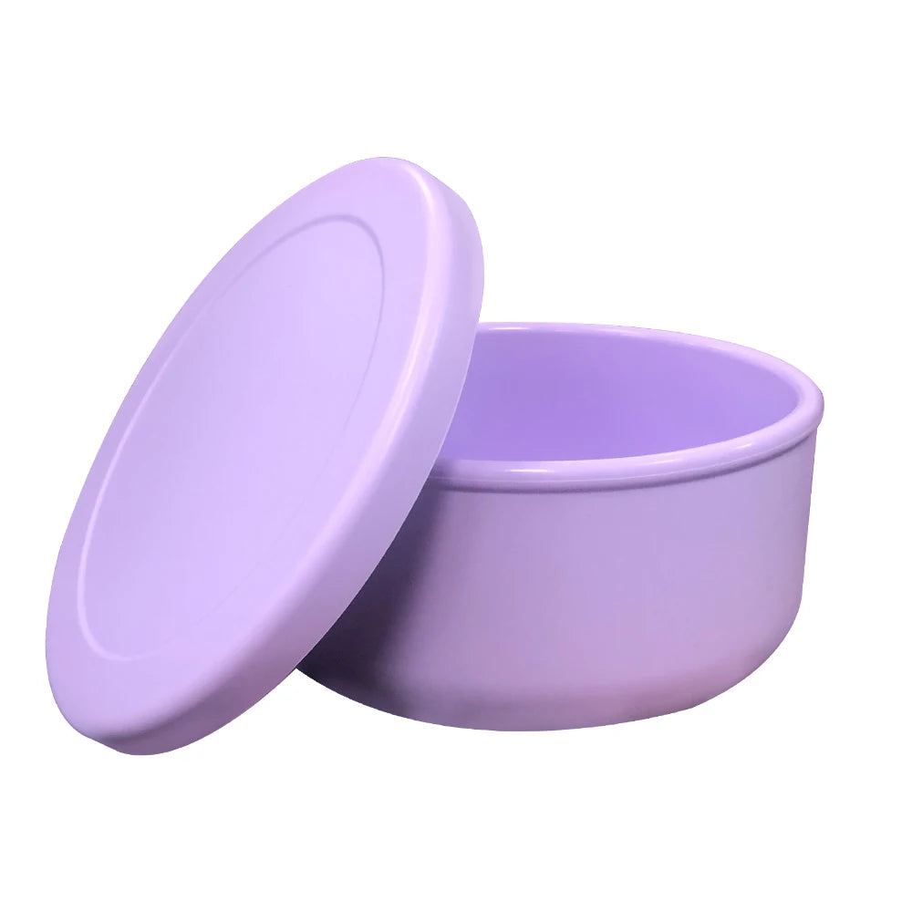 Eco-friendly silicone crisper bowl cover by Rose Oscar, kitchen accessory, transparent and flexible for food storage.