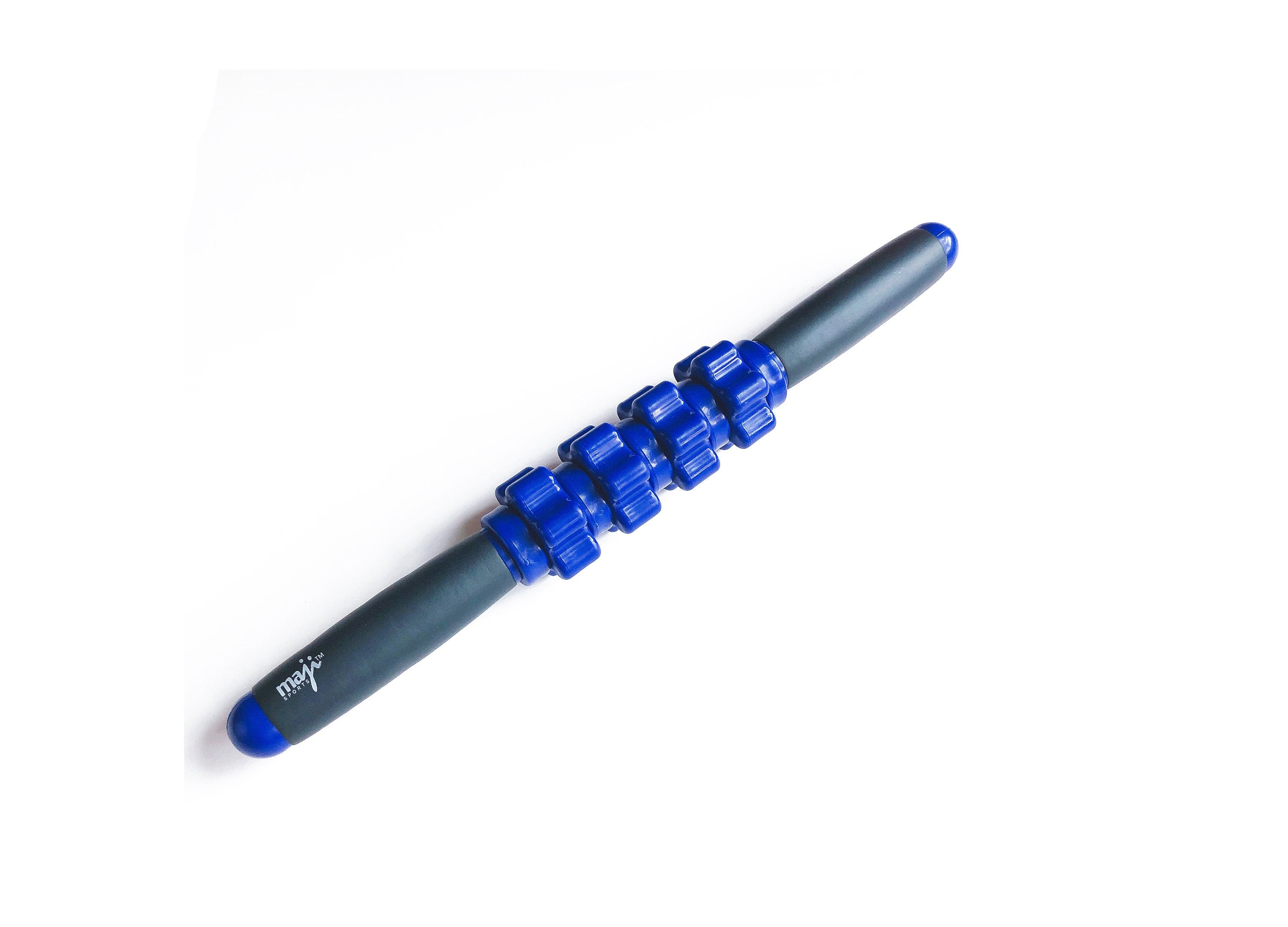 Azure Jason Mini Massage Stick for sports and outdoor recovery, showing its compact design and textured surface.
