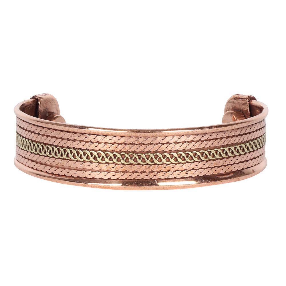 18mm copper bracelet by Lilac Erebus, stylish gift accessory featuring a polished copper band with adjustable design.