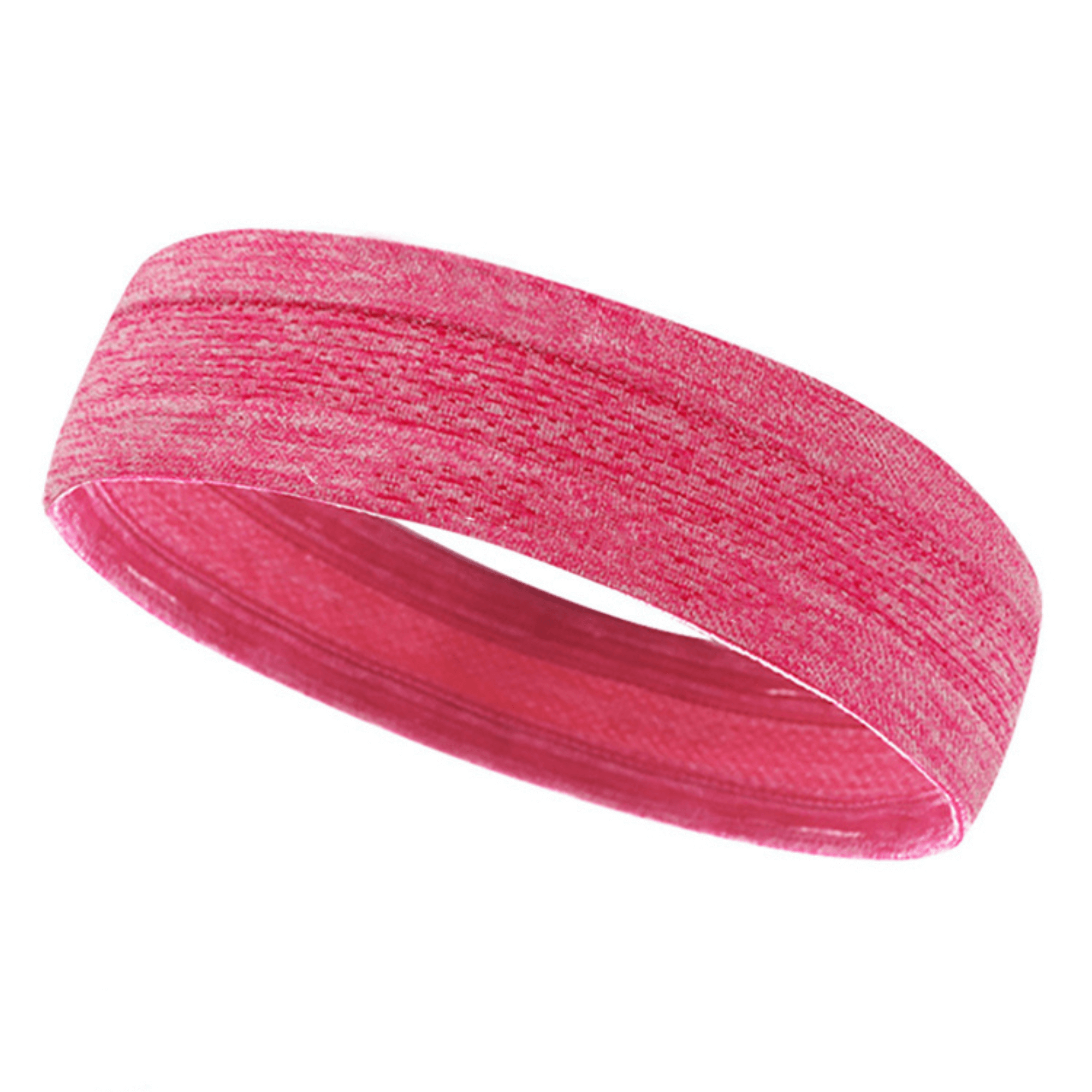 Pink Black Lavender cardio cross-training headband with moisture-wicking fabric and adjustable fit for workout comfort.