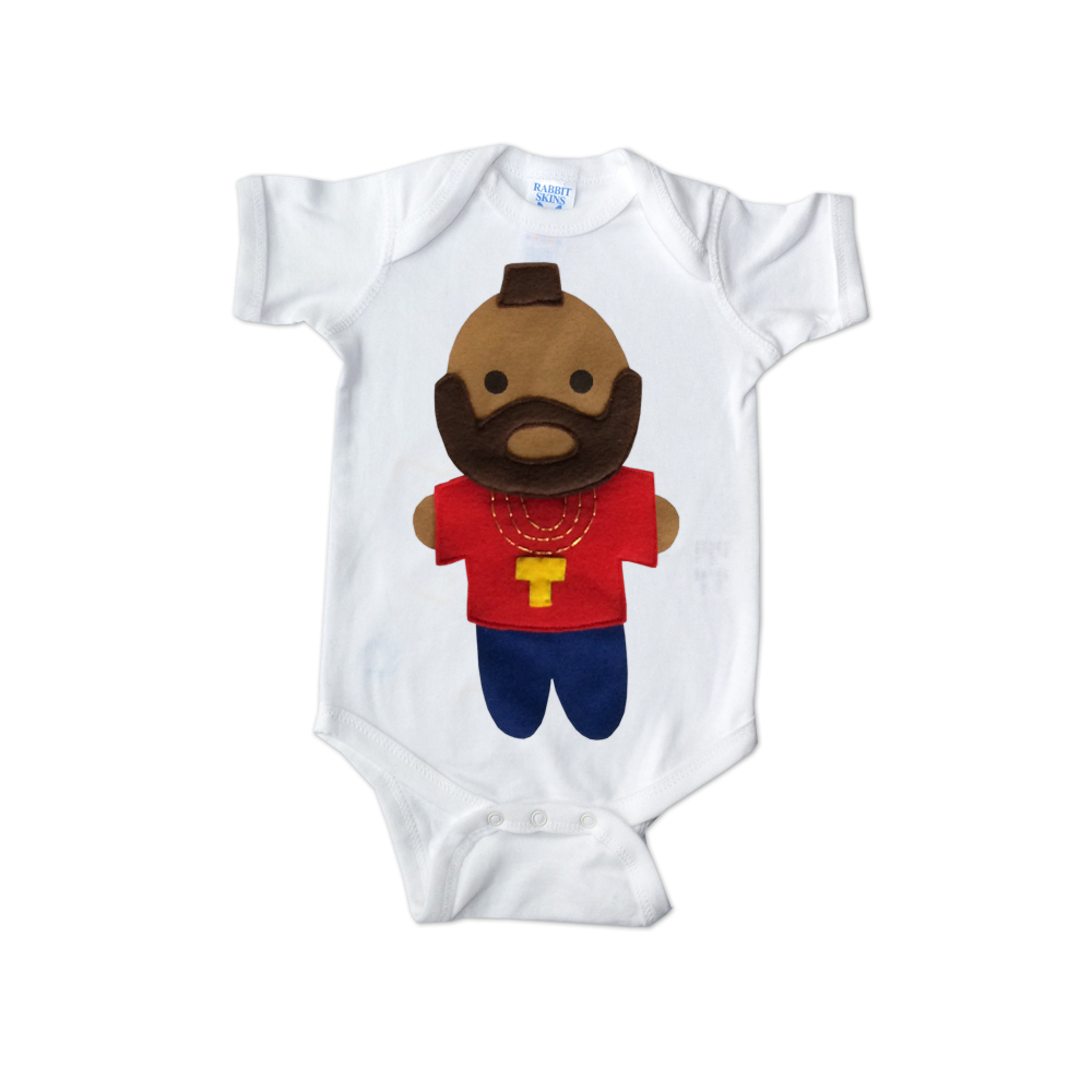 Sky Blue Milo baby onesie resembling Mr. Tee, soft cotton infant clothing with fun, casual design for little kids and babies.