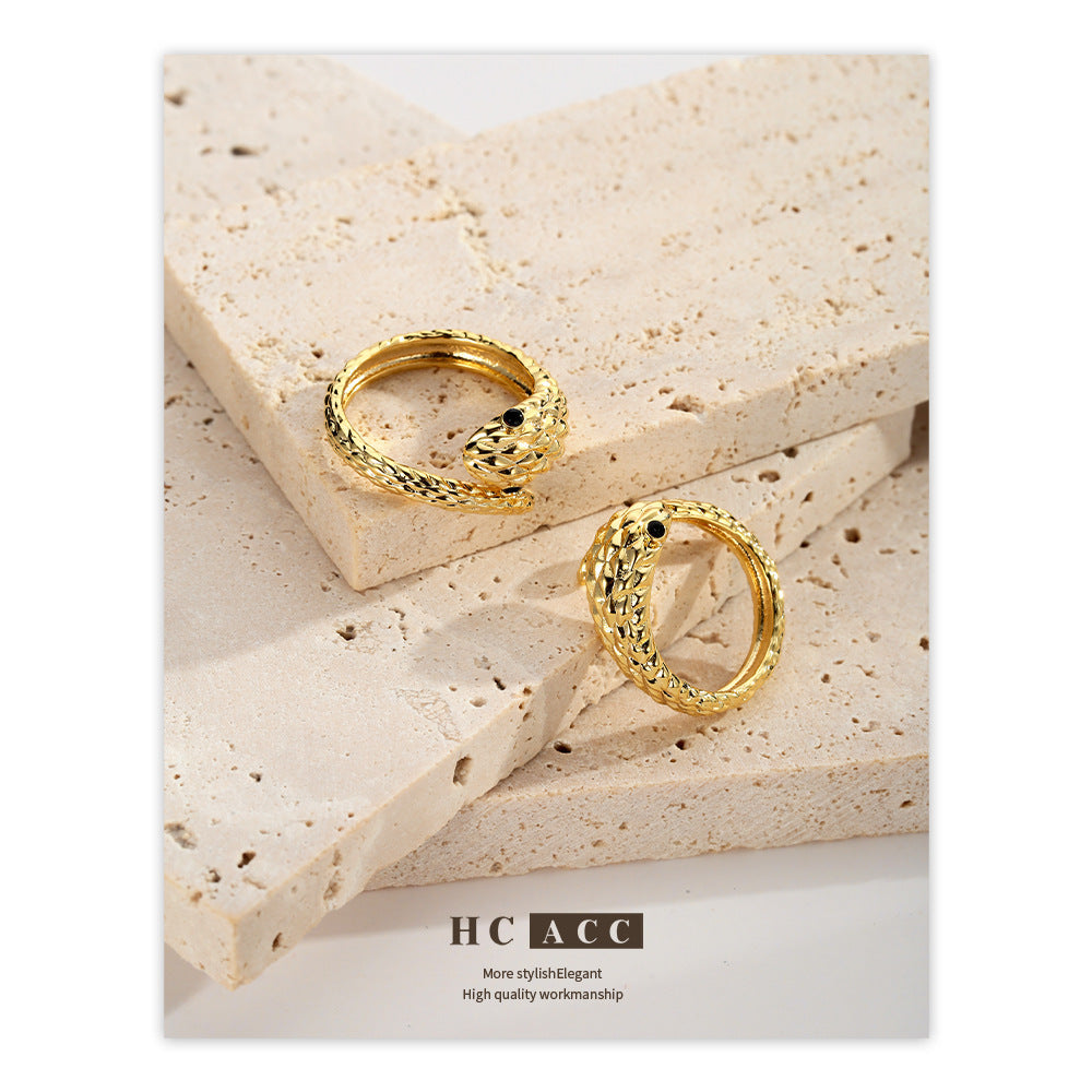 Women’s Snake-Shaped Fashion Ring