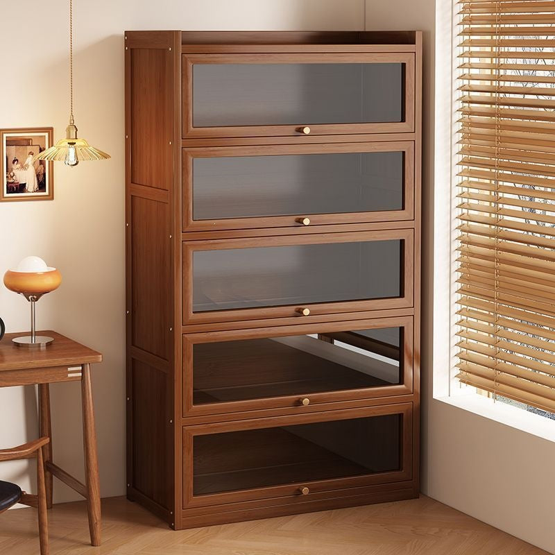 Nanzhu Bookshelf, Floor-standing Storage Rack, Bookcase, Home Living Room Simple Student Storage Cabinet, Storage Cabinet