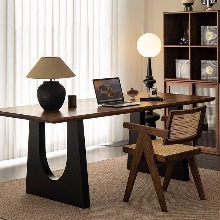 Company minimalist traditional style office desk, home tea table, living room study, large workbench, home dining room, large dining table