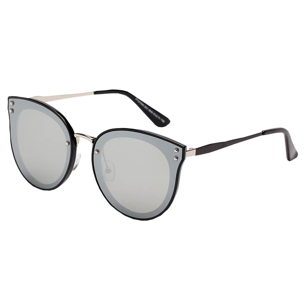 RIMINI | Women Round Cat Eye Fashion Sunglasses
