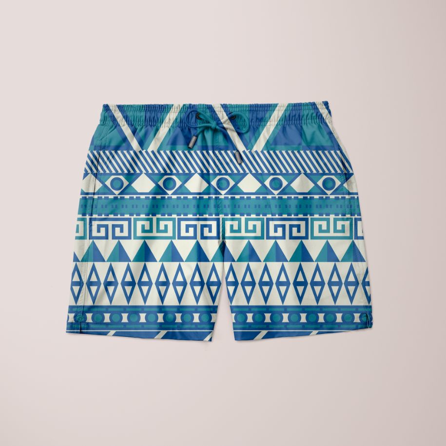 Scorpius Cecase shorts in lightweight fabric with a relaxed fit, displayed on a hanger with neutral background.