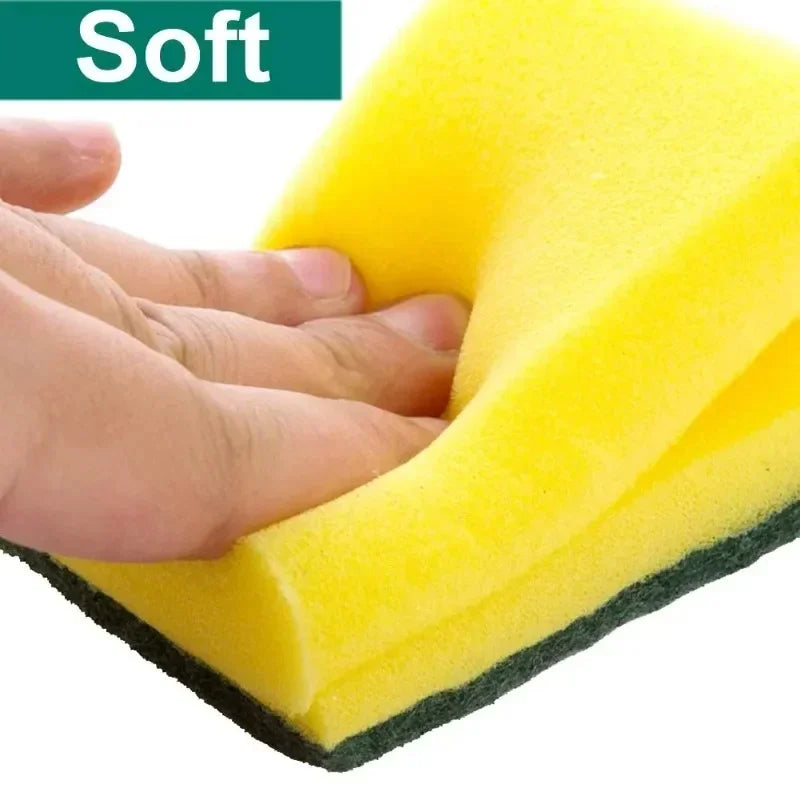 Double-sided magic cleaning sponge by AliExpress, highly absorbent rust remover sponge for versatile cleaning tasks.