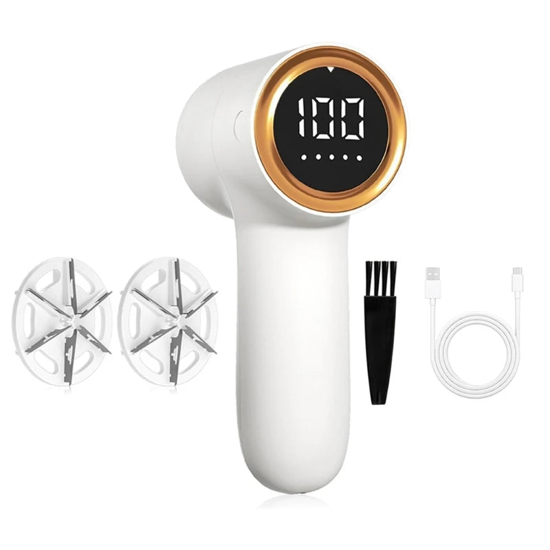 Maroon Asteria Hair Ball Trimmer sweater shaver for removing lint, fuzz, and hair from clothing and fabric surfaces.