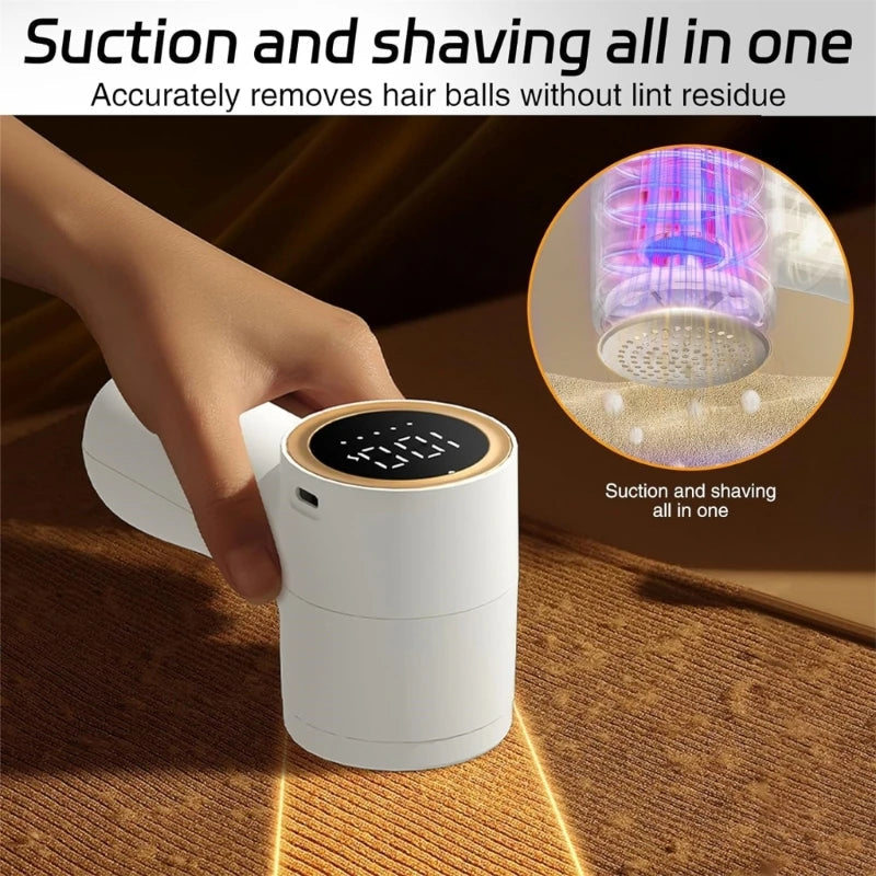Maroon Asteria hairball trimmer and sweater shaver for removing lint and spools from clothing and fabric surfaces.