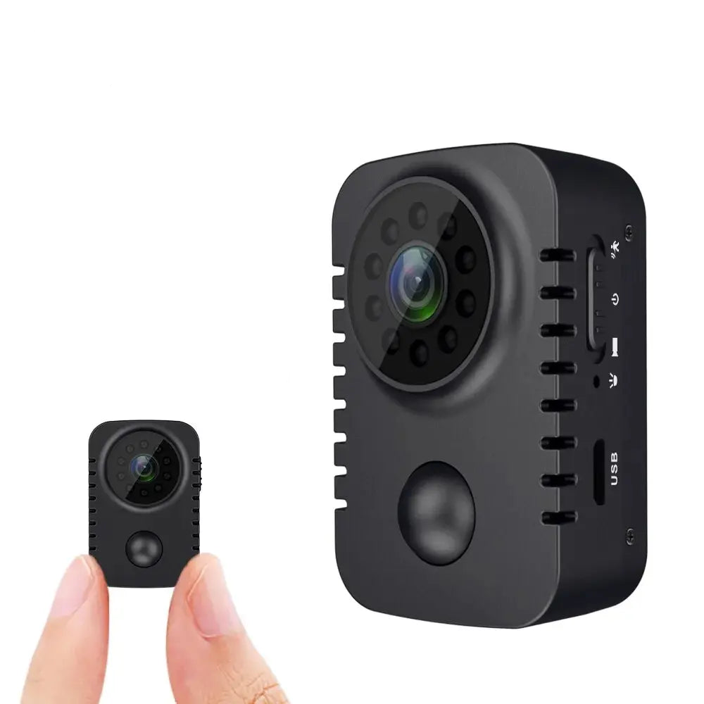 Mini Camera 1080P Full HD Smart Pocket Camcorder Black