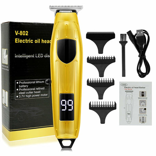 Maroon Asteria cordless electric hair clipper set with trimmer and shaver for haircare grooming.