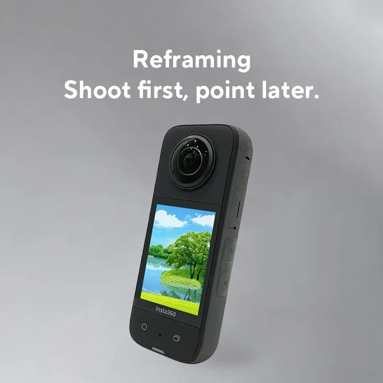 Action Camera 8K Video Dual Image Stabilization Black