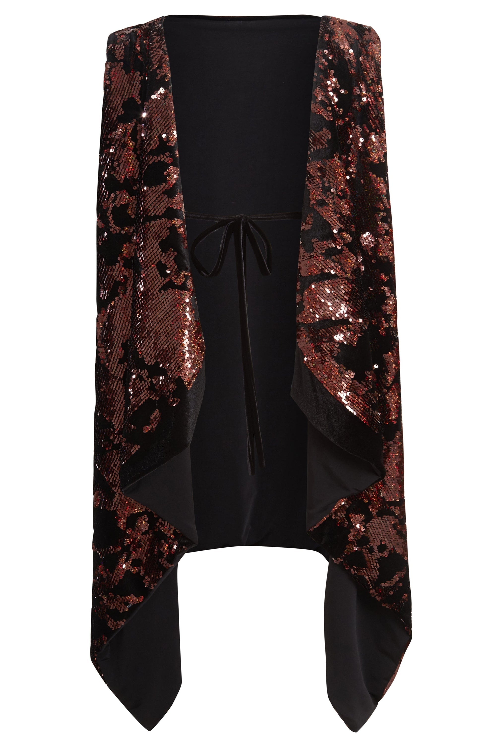 Sparkly brown tie-back top from Blush Athena, featured in a stylish dress with shimmering fabric and elegant design.