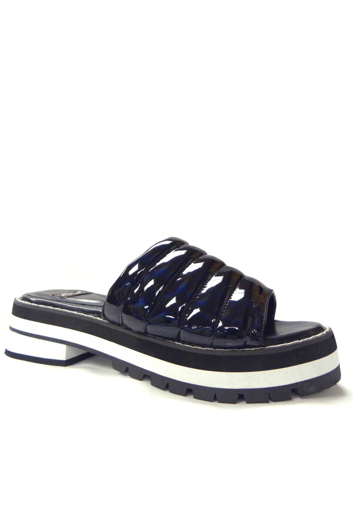 Black Azure Ophion SUNLIGHT footwear showing sleek design and textured sole.