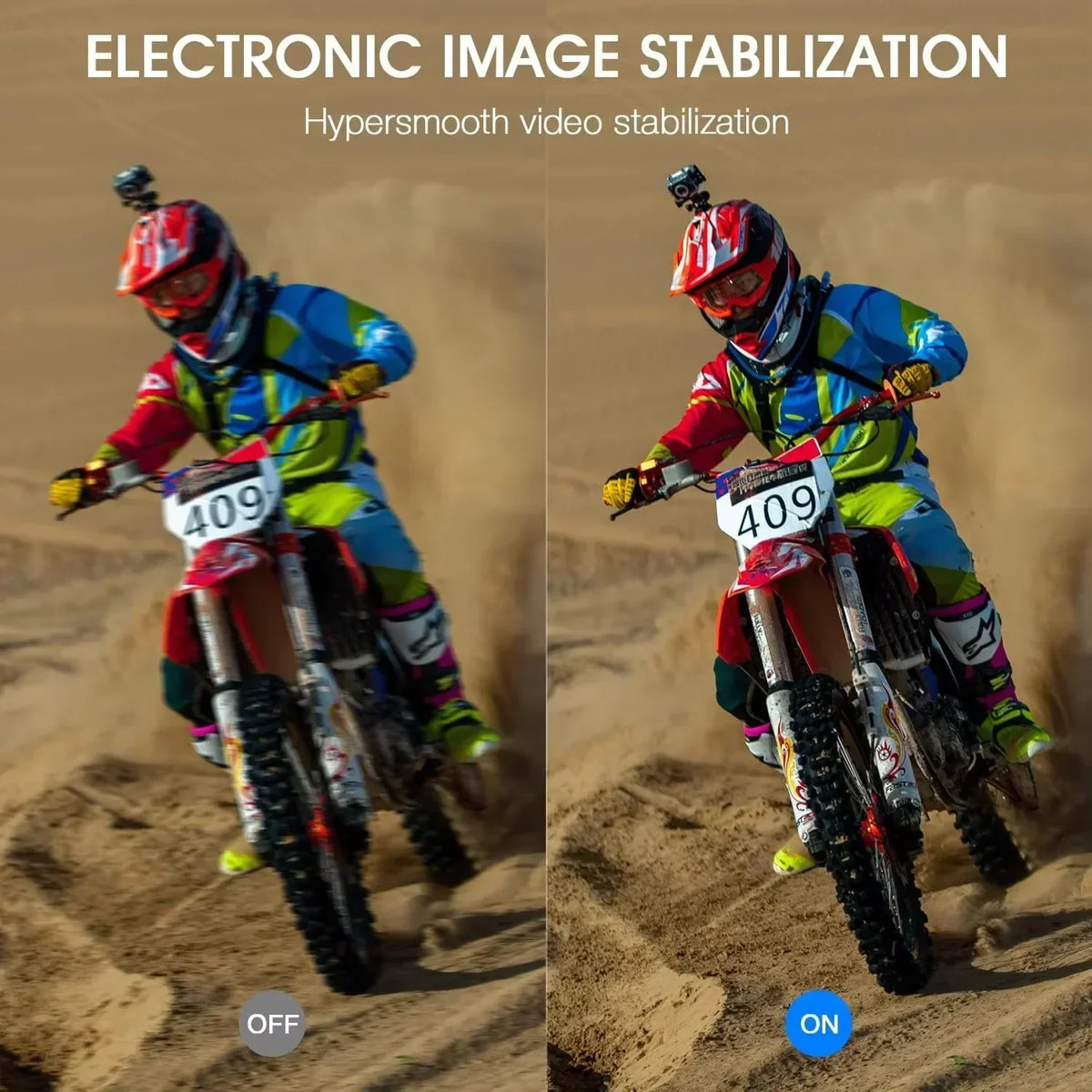 5K Ultra HD Action Camera with Electronic Stabilization Grey