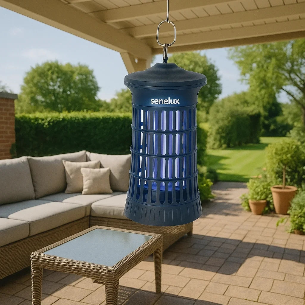 Senelux 20W UV Bug Zapper – 4500V, 100m³ Coverage
