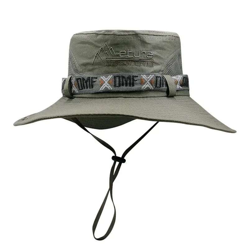Men’s Summer Bucket Hat UV Protection Wide Brim