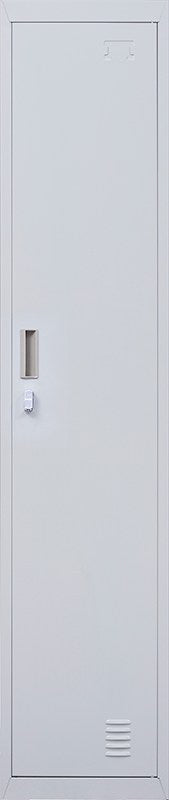 NNEDSZ lock One-Door Office Gym Shed Clothing Locker Cabinet Grey