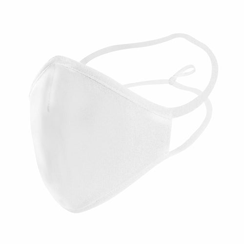 White Maroon Niobe overhead face mask with filter pocket, made in the USA, designed for healthcare protection.