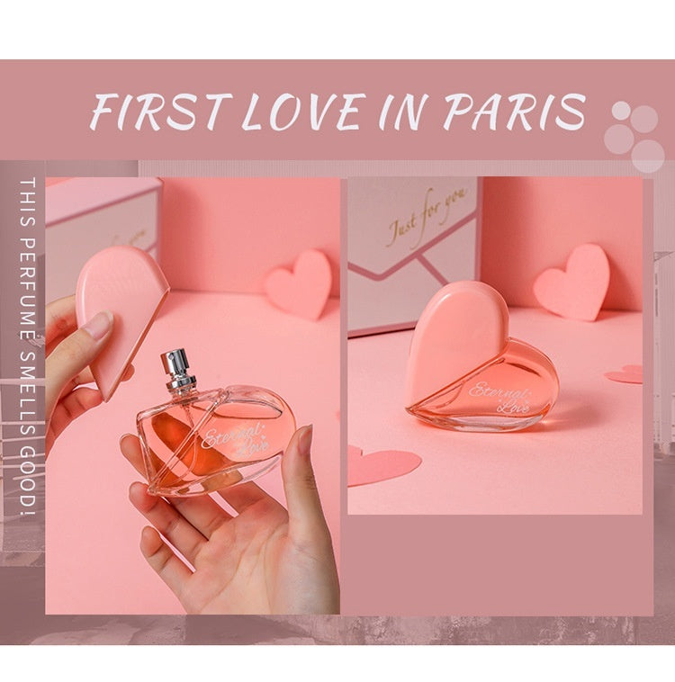 Carmine Juneberry First Love Paris bodycare product with elegant packaging and floral design on the label.