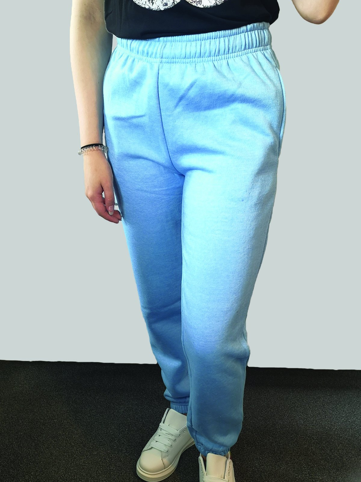 Blue joggers from Start2Finish, comfortable athletic pants with a relaxed fit and elastic waistband, suitable for casual wear and workouts.
