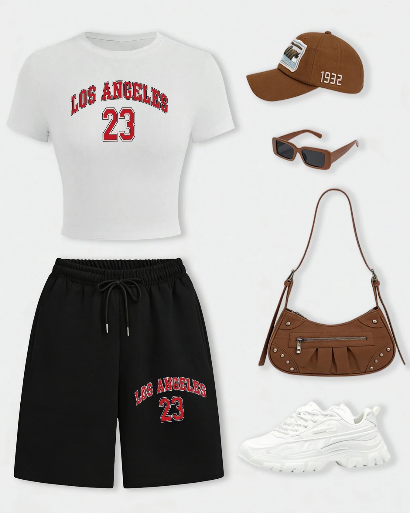 Start2Finish Los Angeles 24 creative letter print women&