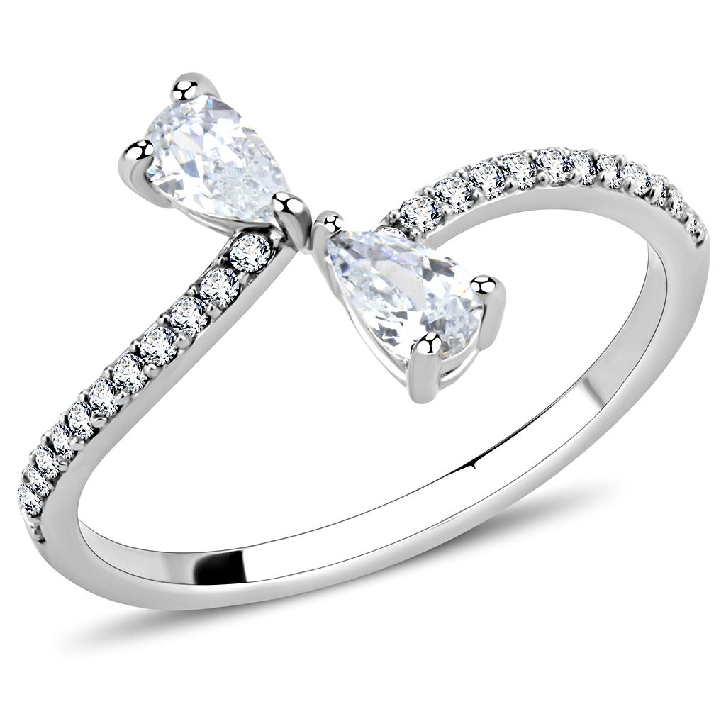 High-polished stainless steel ring by Turquoise Tiger, showcasing a smooth, shiny surface with no plating, perfect for stylish wear.
