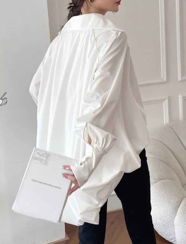 Elegant mauve asymmetric women&