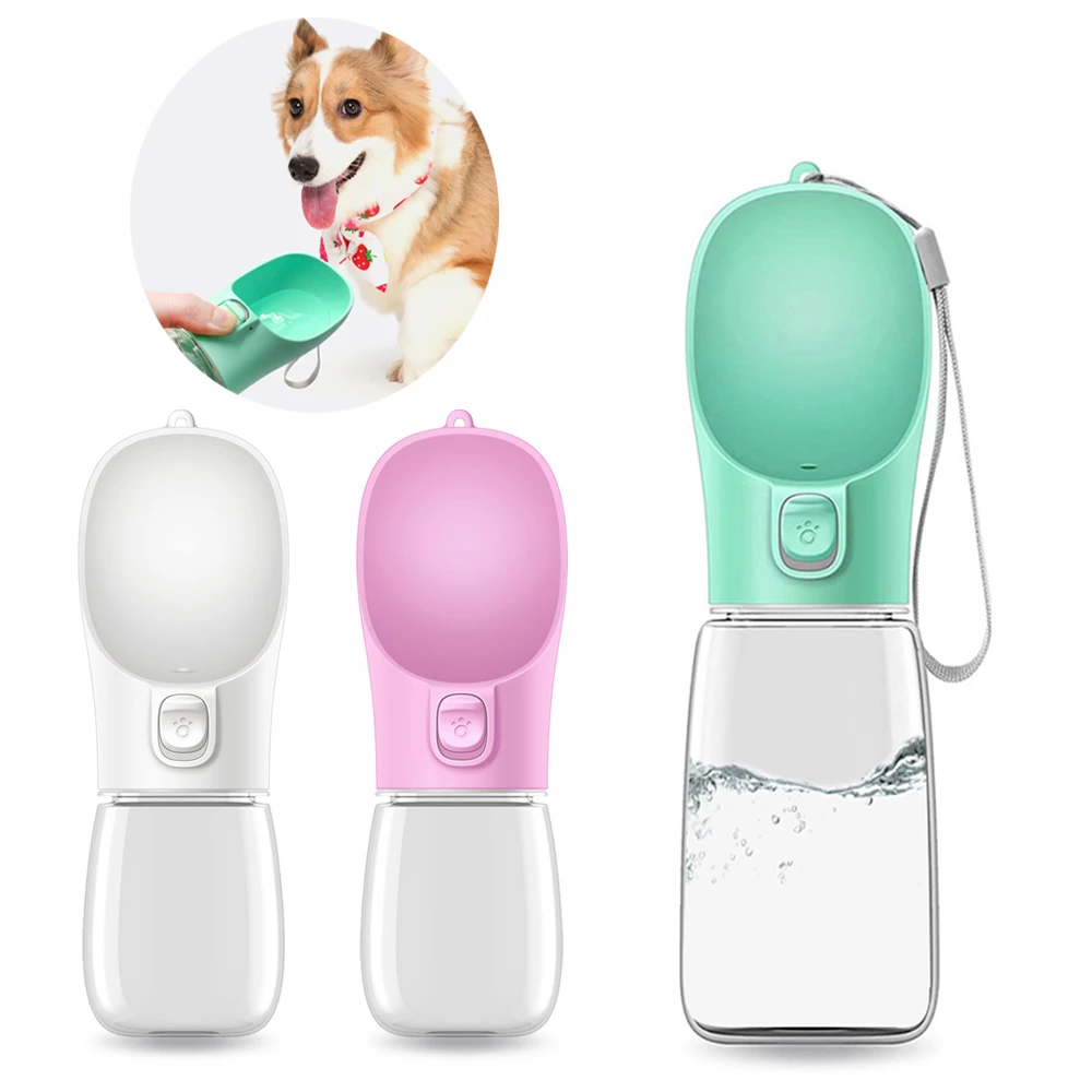 Lilac Milo outdoor pet water dispenser and feeder for dogs and cats, portable travel water bowl with capacity for pets.