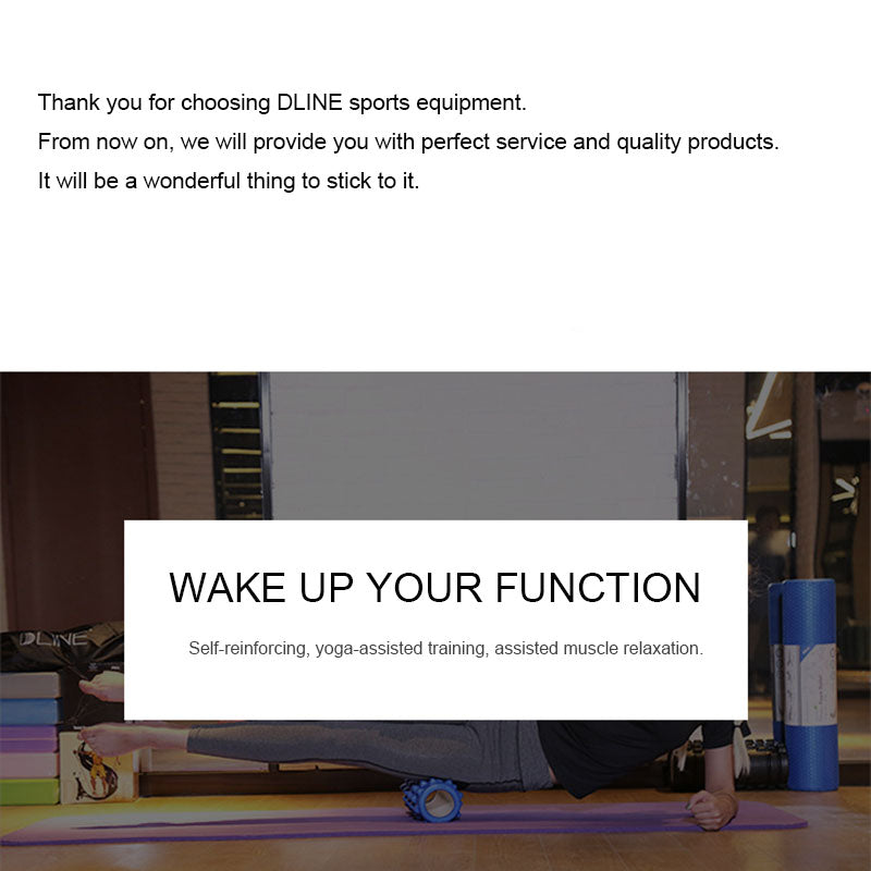 Teal Simba yoga foam roller block used for Pilates and fitness stretching exercises, gray foam with textured surface.